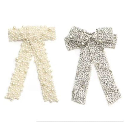 Rhinestone Hair Bow