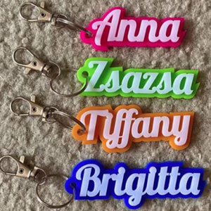 English Name Keychain