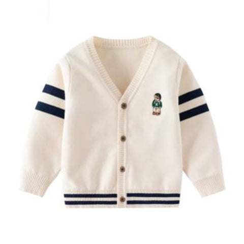 Bear Logo Cardigan