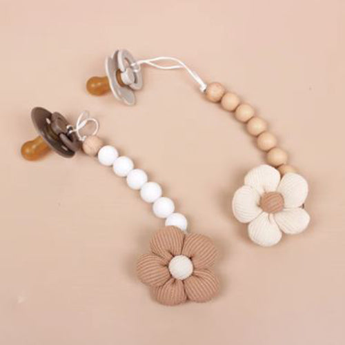 Flower Pacifier Clip