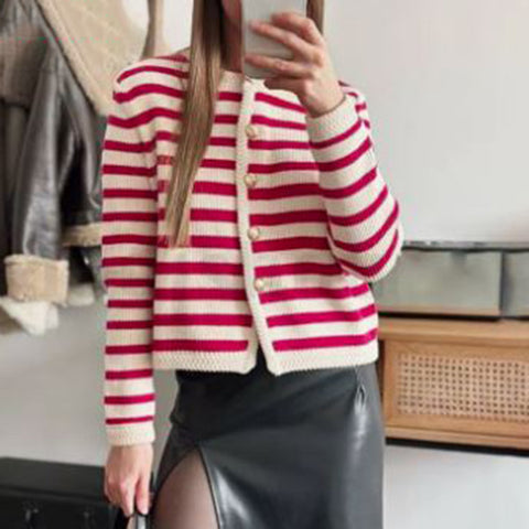 Striped Cardigan