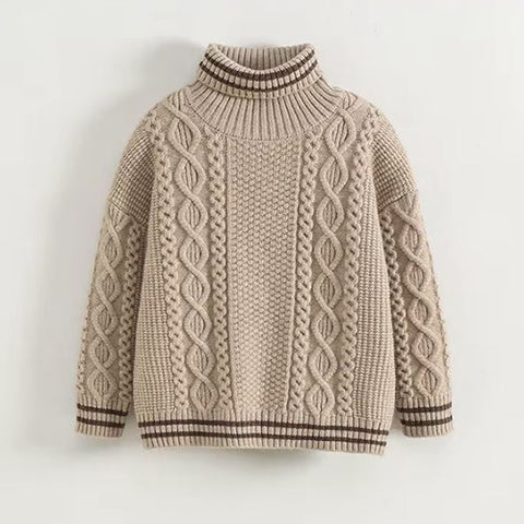 Textured Knit Turtleneck