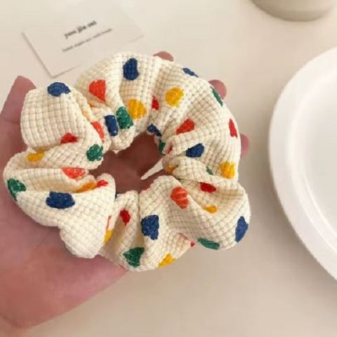 Dotted Scrunchie