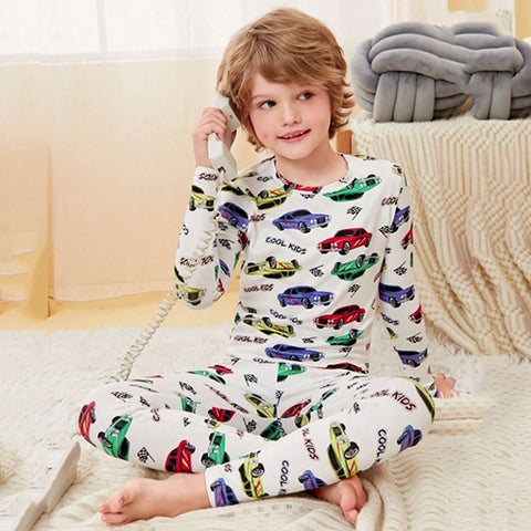 Boys Car Pattern Pajamas