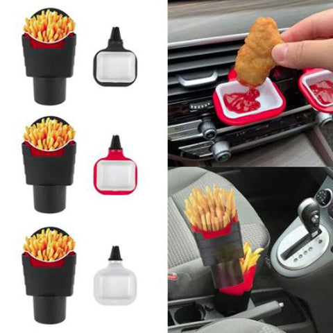 Car Fries and Ketchup Holder