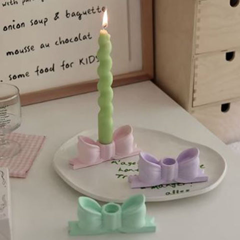 Bow Shaped Candle Holder