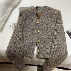 Cropped Tweed Jacket