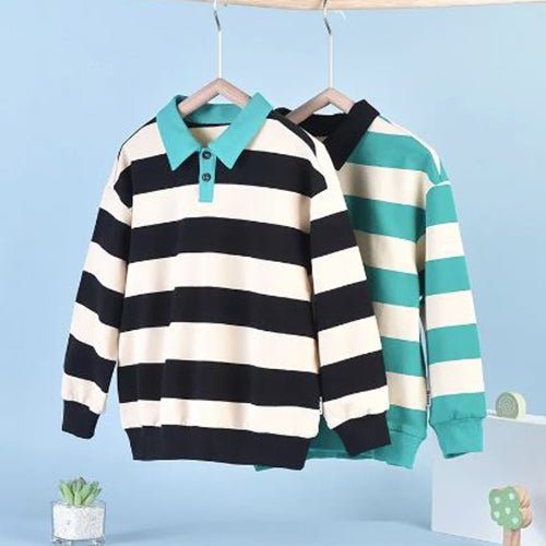 Striped Collared Tee