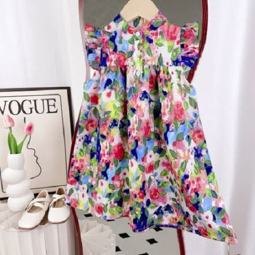 Floral Ruffle Dress