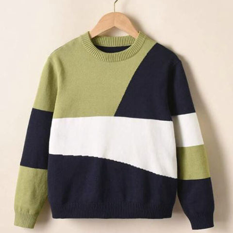 Tween Boy Colorblock Sweater