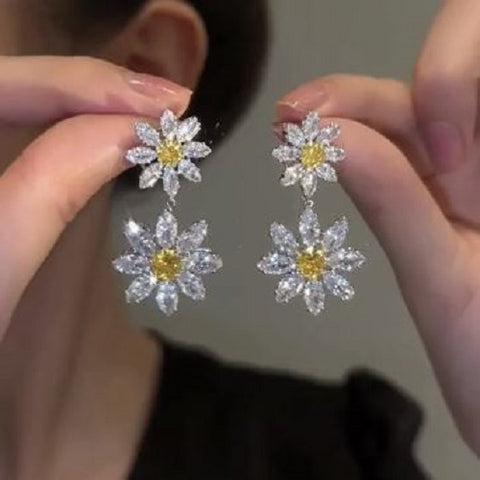 Floral Drop Earrings