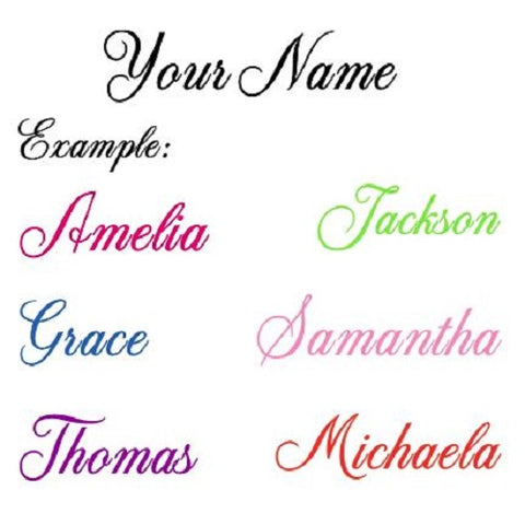 Personalized Name Sticker