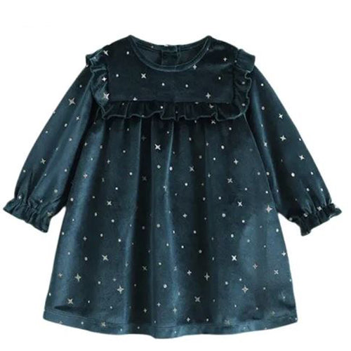 Velour Star Dress