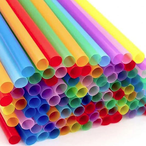 Flat Mouth Disposable Straws 50 pc