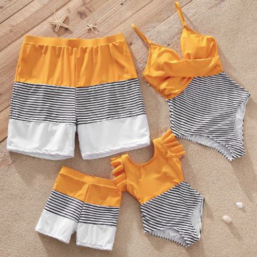 Striped Swimwear