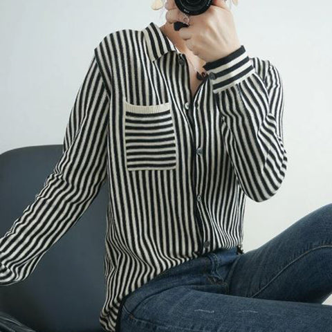 Cashmere Striped Shirt