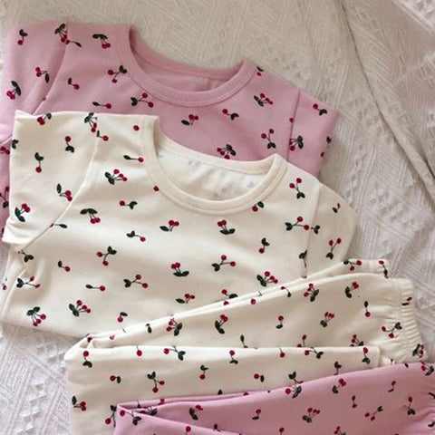 Cherry Print Pajamas