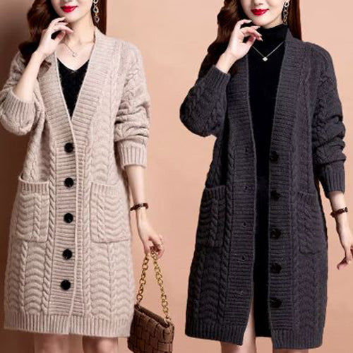 Knit Long Cardigan