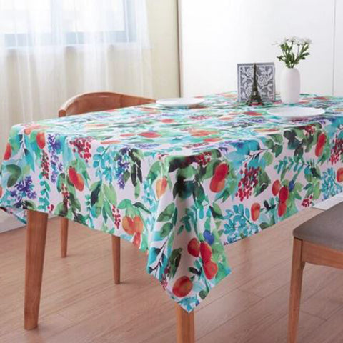 Fruit Print Waterproof Tablecloth
