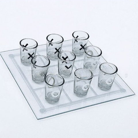 Tic Tac Toe Shot Glass Drinking Game