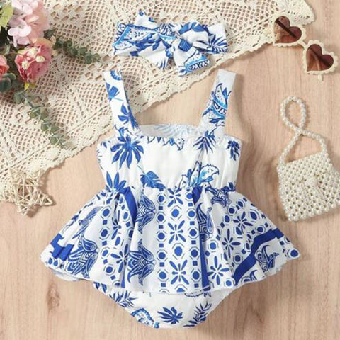 Baby Floral Combo Romper