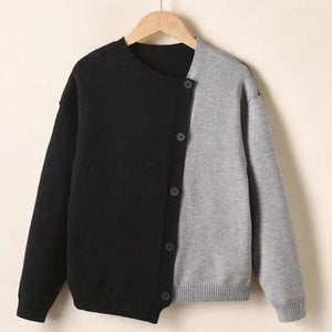 Tween Boy Asymmetrical Cardigan