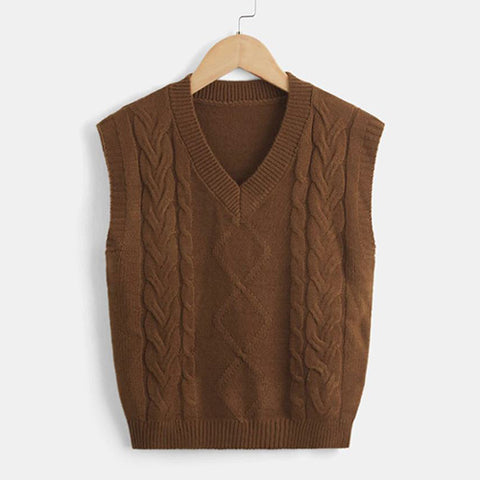Boys Cable Knit Sweater Vest