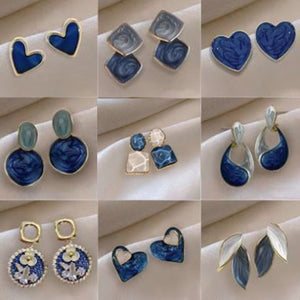 Blue Earring Collection