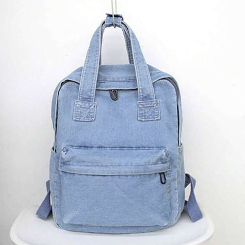Medium Classic Denim Backpack