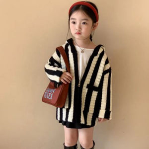 Stripe Knit Jacket