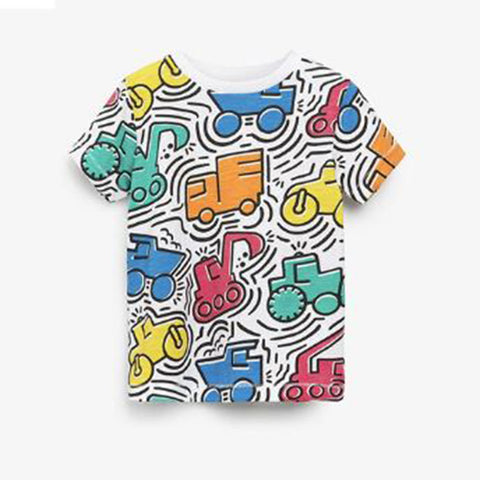 Cartoon Vehicle T-Shirt