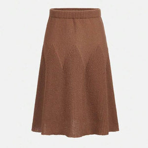 Tween Girl Solid A-line Knit Skirt
