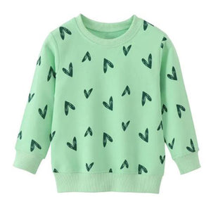 Green Heart Sweater