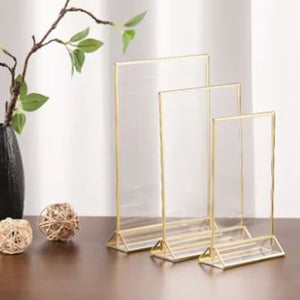 Table Number Frame