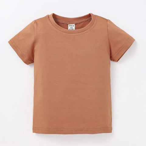 Baby Round Neck Solid Tee
