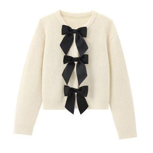 Bow Knit Cardigan