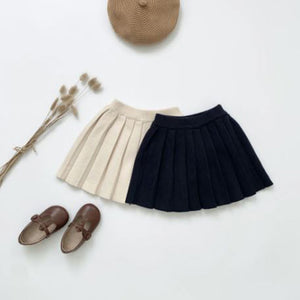 Knit Pleated Skirt