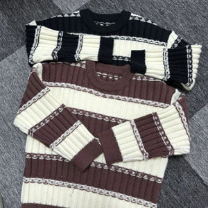 Striped Knit Sweater