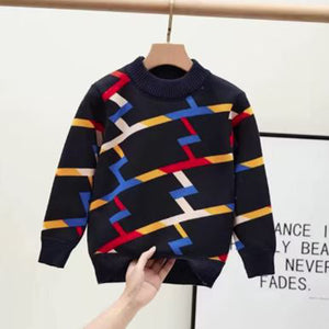 Colored Stripe Sweater