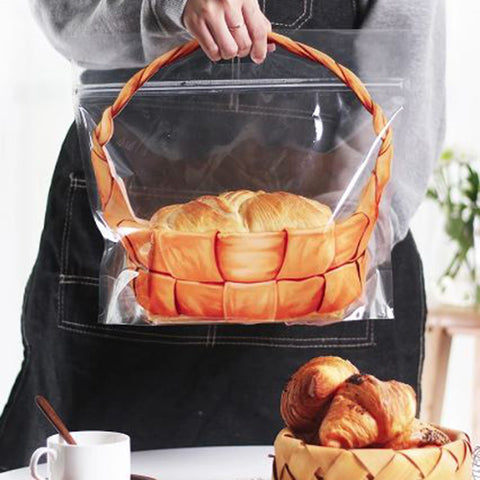Basket Print Ziplock Bags