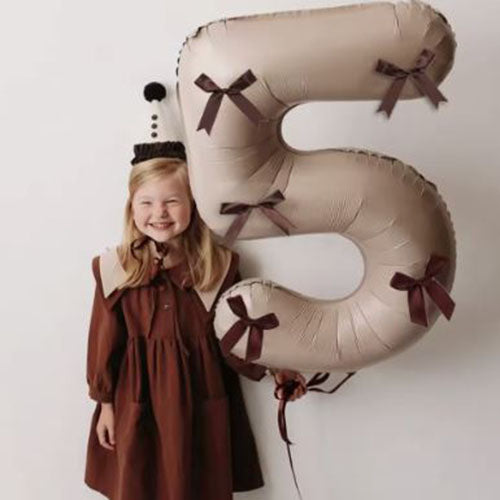 Bow Number Balloon