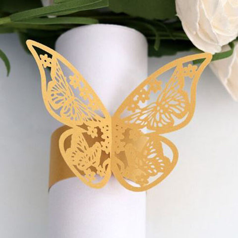 Disposable Butterfly Napkin Rings