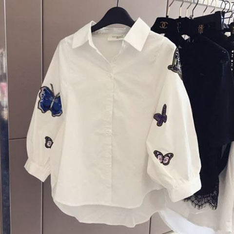 Butterfly Applique Shirt