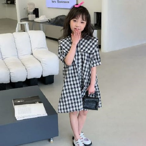 Plaid Sailor Dress