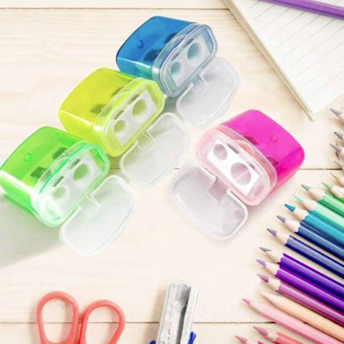 Dual Hole Pencil Sharpener 4 pc – Ali Affordable