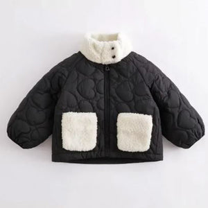 Plush Patchwork Jacket