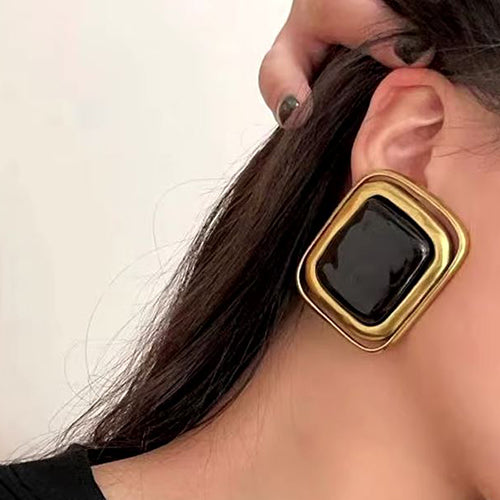 Square Statement Earrings