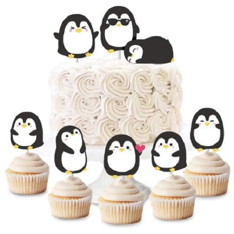 Penguin Cupcake Toppers
