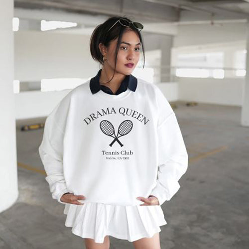 Drama Queen Tennis Club Sweater