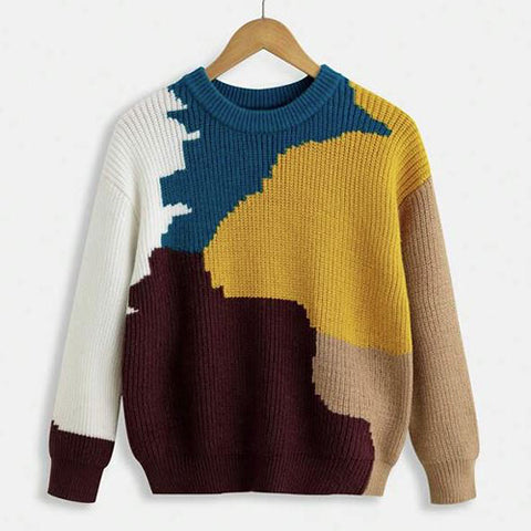 Boys Colorblock Sweater